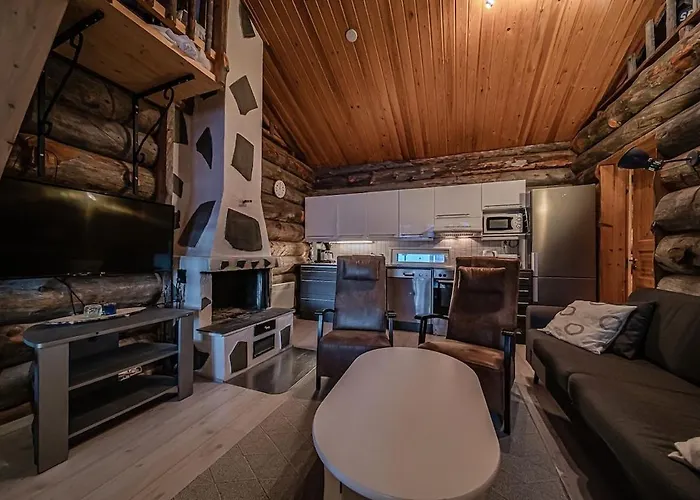 Koppelo - 2 Km Levikeskus - 150 M Bus בית נופש Kittilä